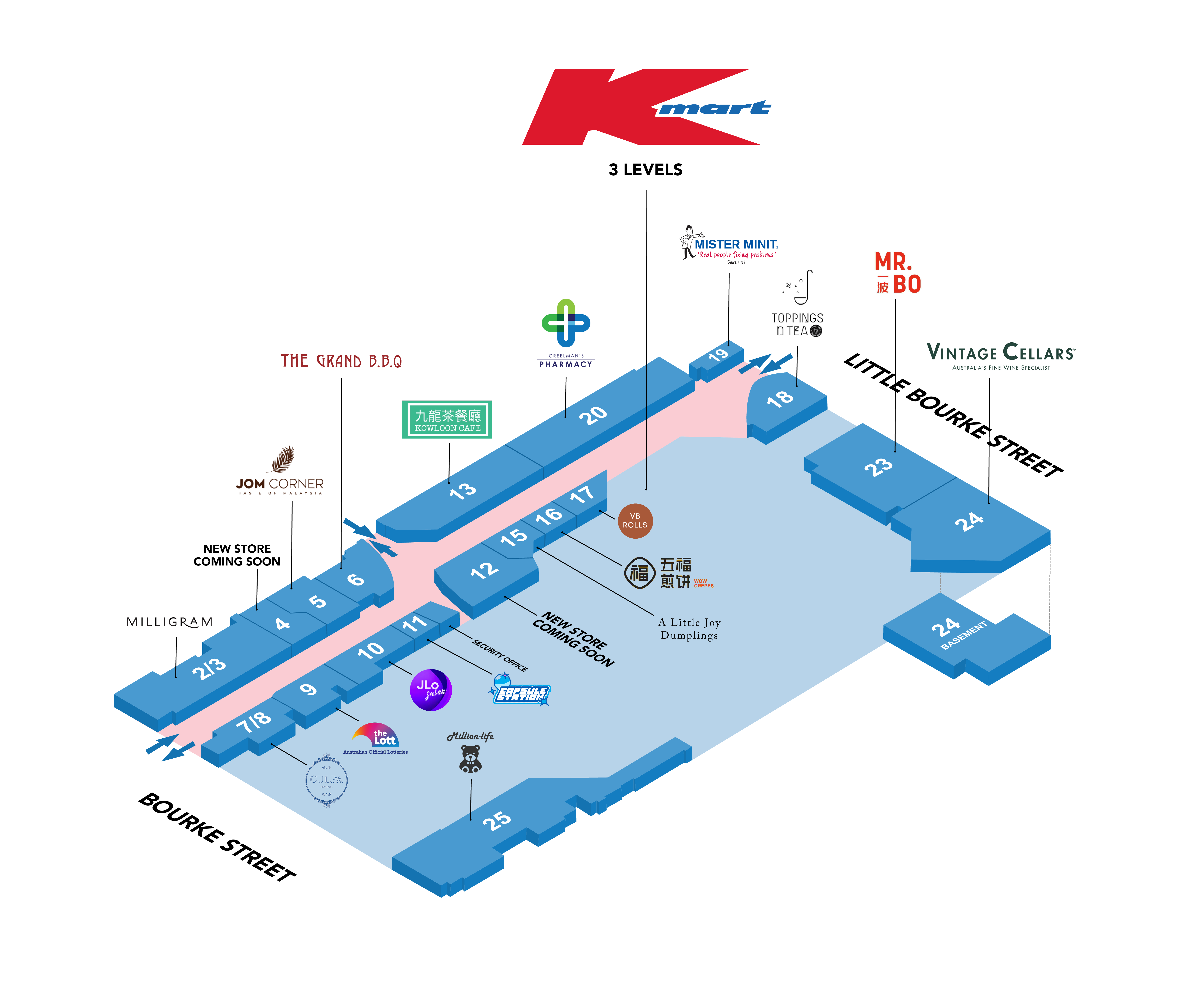 Centre Map - Kmart Centre